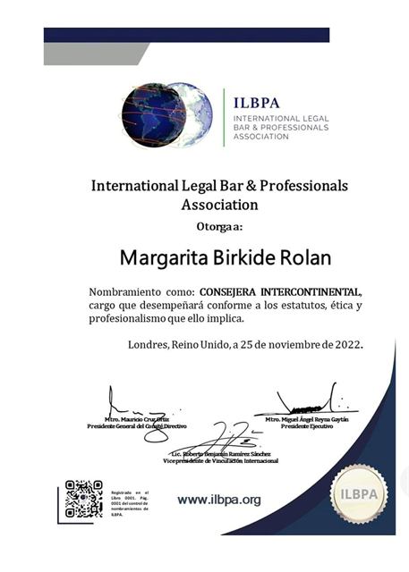 Reconocimiento ILBPA