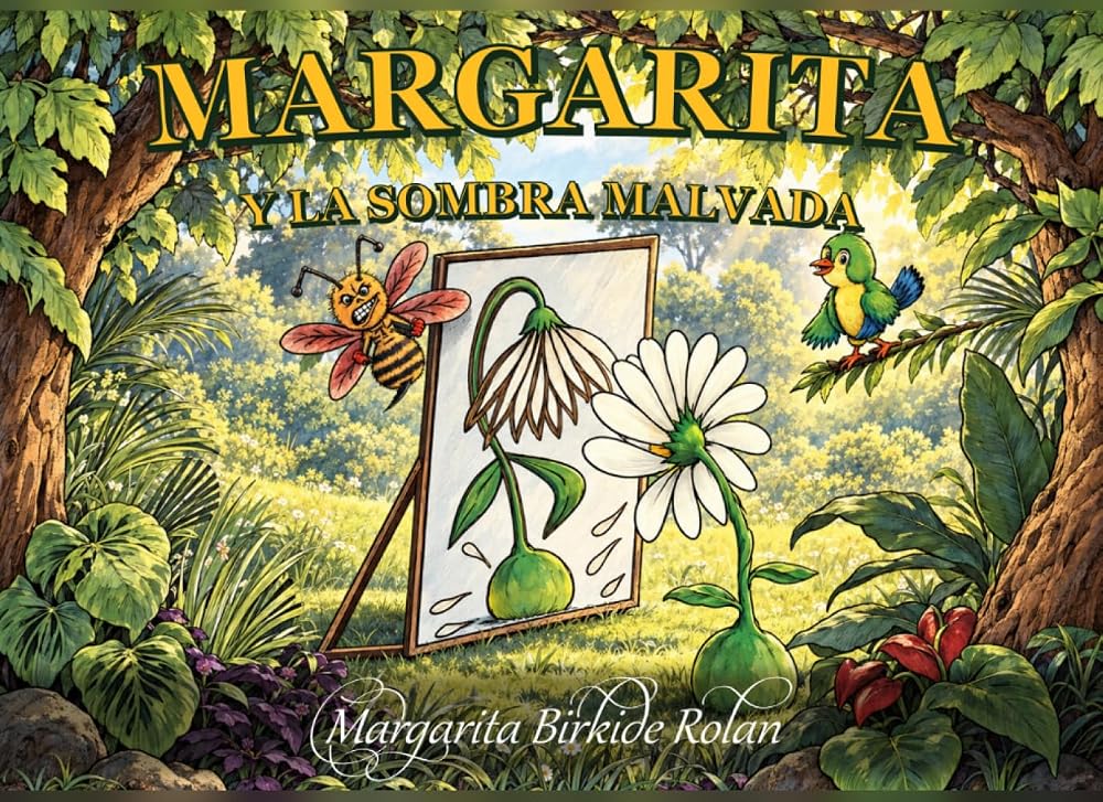 Cubierta del cuento Margarita y la sombra malvada